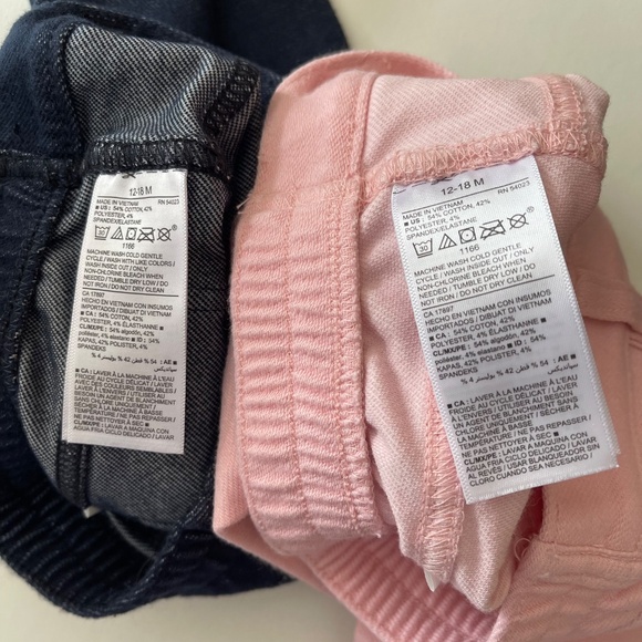 Old Navy Girls Corduroy Skirt & 2 pairs Jeggings  12-18 months - Picture 3 of 12